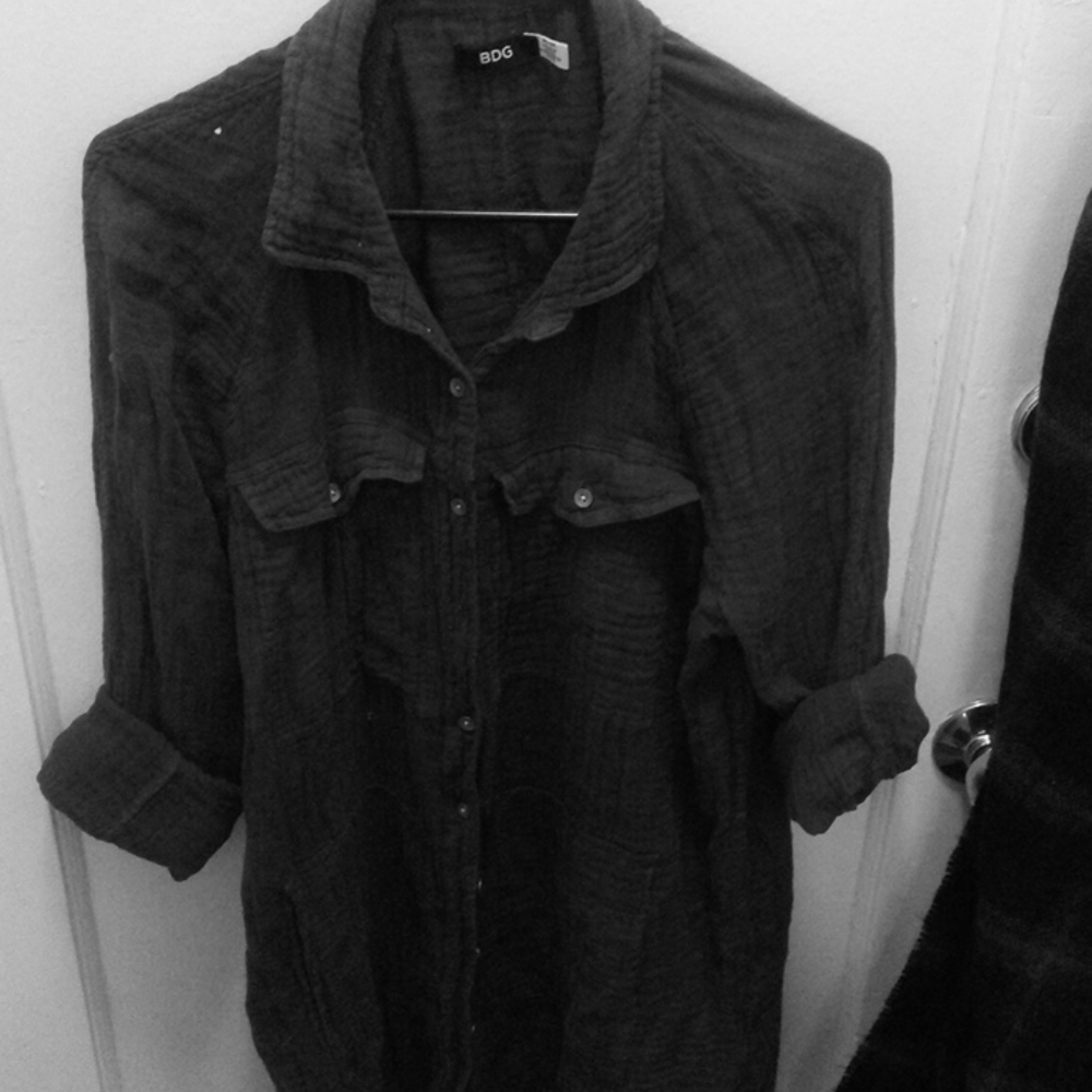 Super soft cotton button down